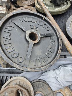 Ivanko Single 35lbs Olympic Plate