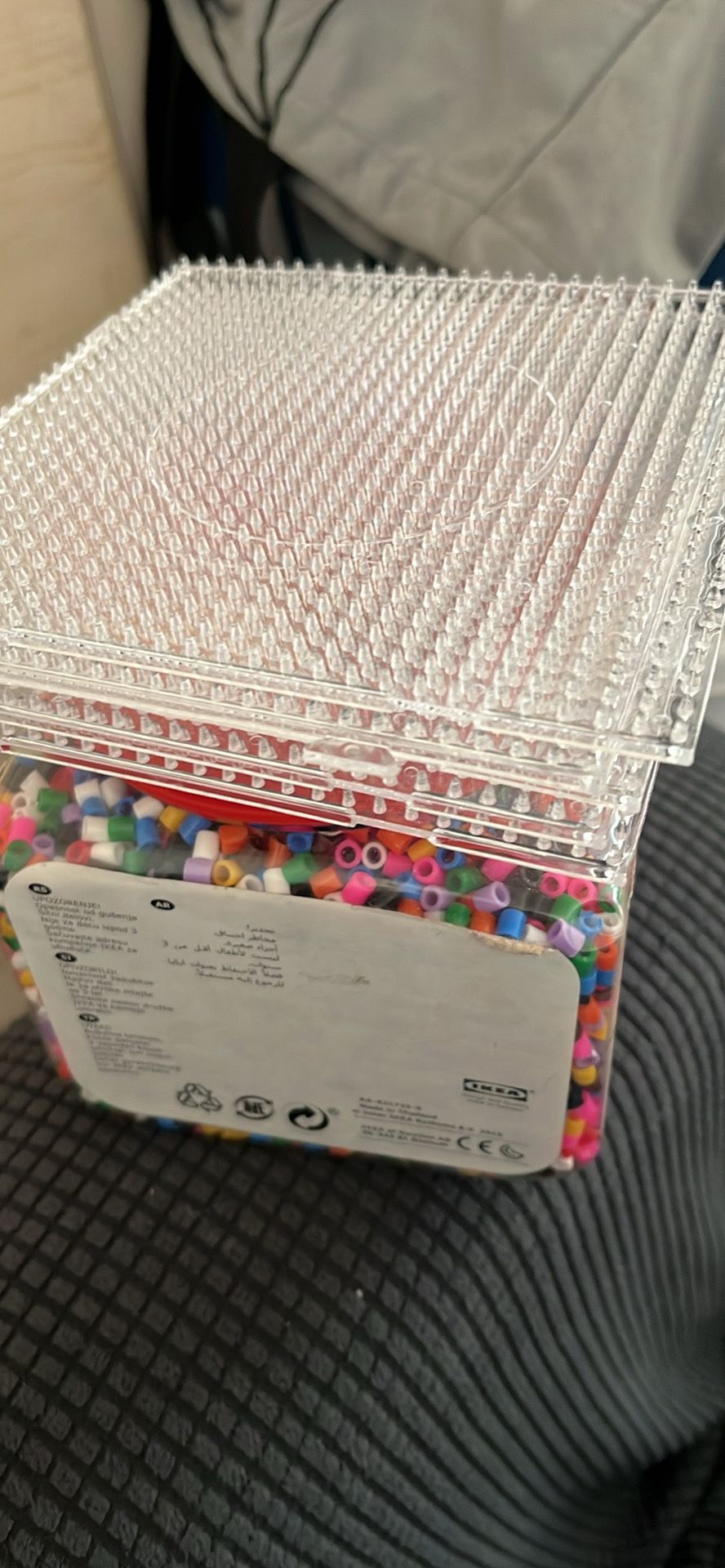 Fuse Beads W/ 5 Square Peg Boards