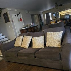 Gray Sofa Bed Great Condition 
