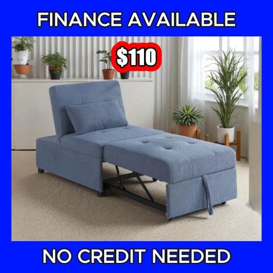🔥CHAIR SLEEPER DEAL! 🇺🇸 ✨ ¡OFERTA EN MUEBLE! 💲 Only $ 110  🪑 Includes ottoman  🚚 Delivery Available / Entrega Disponible  📦 #P F8532