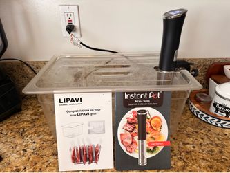 Sous Vide Starter Kit – LIPAVI 19-Qt Container + Instant Pot Accu Slim