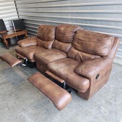 Home Theater Recliner Leather Sofa