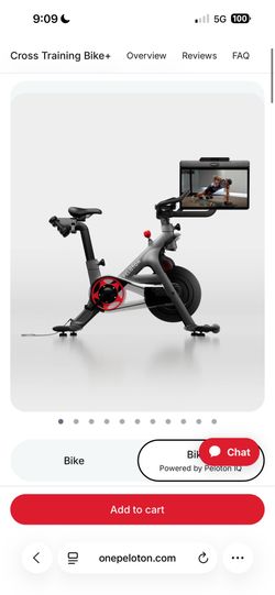 Peloton Cross Training Bike + Brand new never opened
