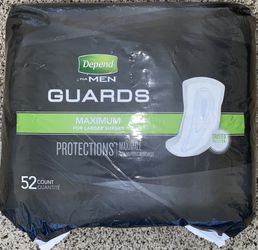 Depends for Men Guards Maximum Absorbency 52 ct
