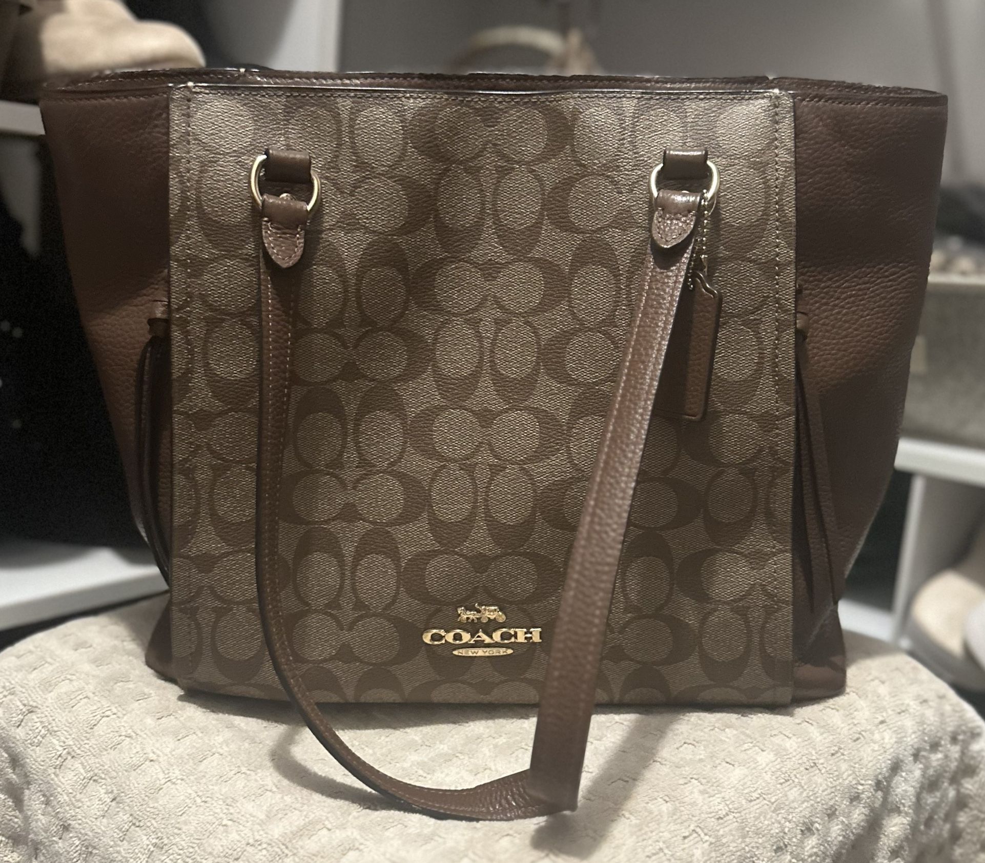 Tote Coach Bag And Wristlet