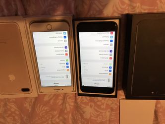 2 iPhones 7 plus 128n 256gb