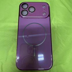 Pink Magnetic Case for iPhone 17 Pro Max