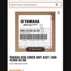 Yamaha Lower Unit 