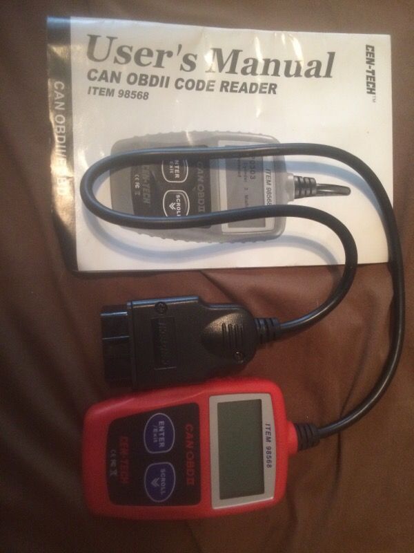Cen-tech OBDII / EOBD w/ Manual