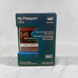 WD 500GB Blue My Passport Ultra Portable External Hard Drive - USB 3.0