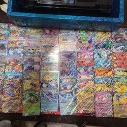 Pokemon EX Bulk With Mat And, Dice, Sleeves And Box