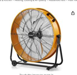 24" high velocity industrial drum van new