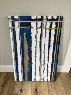 Abstract Canvas Wrapped Art