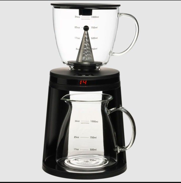 Coffee Brewer. "Full Immersion And Pour-over Style"