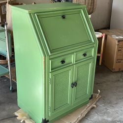 Green vintage Drop Cabinet 