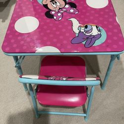 Minnie Mouse Table And Chair