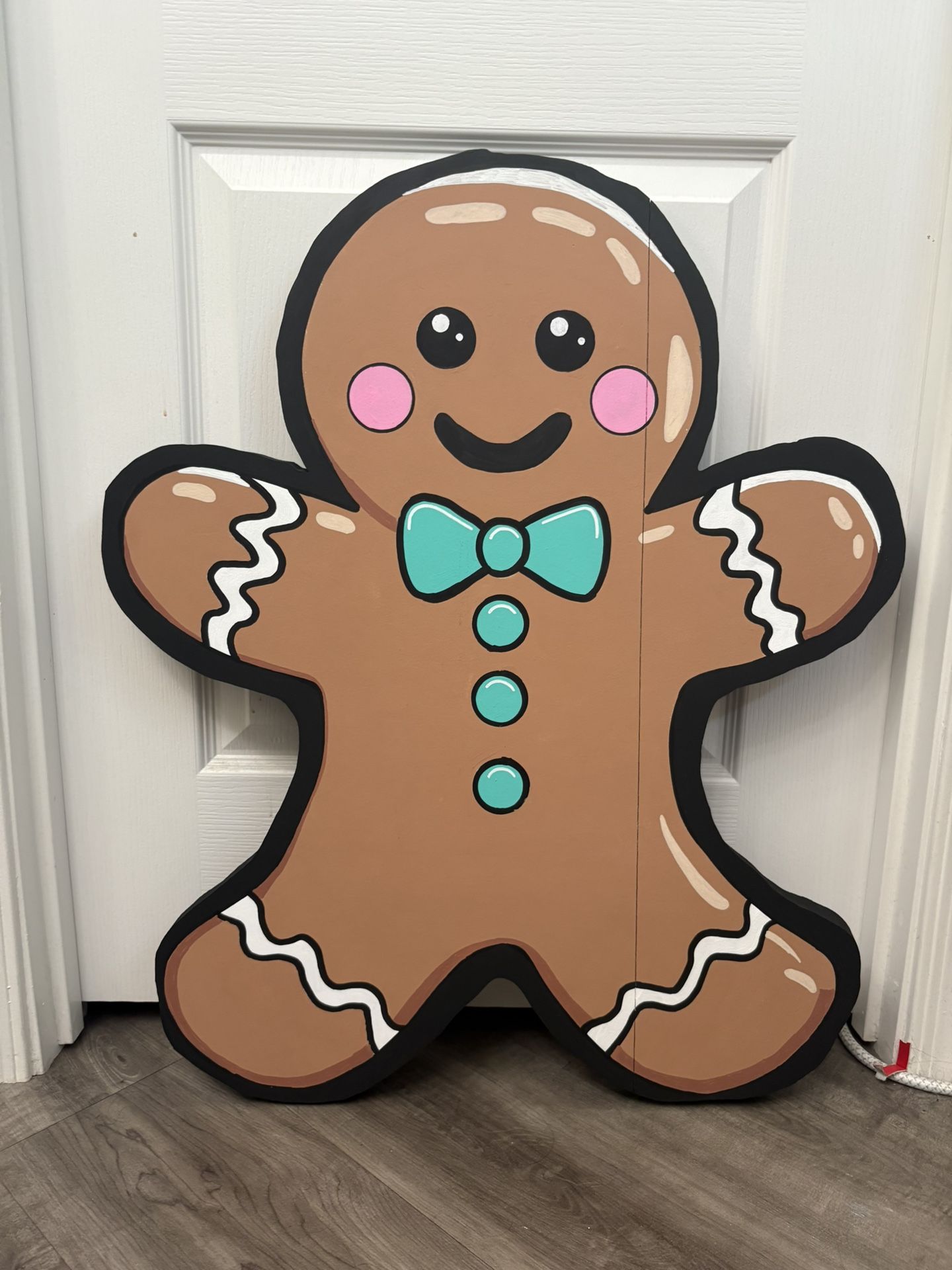 Mr. Gingerbread Yard Art - 24” Outdoor Display
