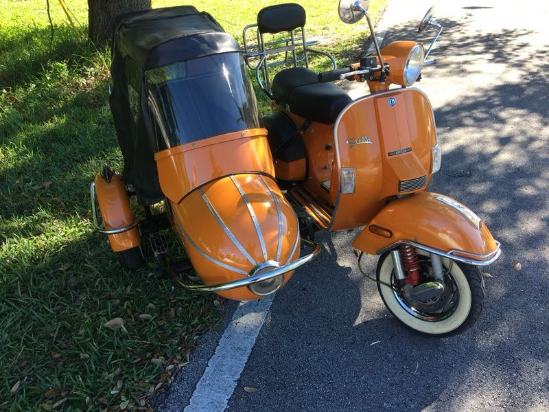 2005 scooter Stella with sidecar Vespa