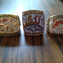 Denver Broncos Championship 3 Ring Set