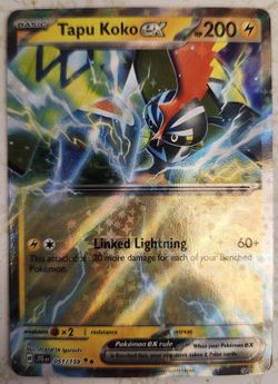 Pokemon 'Tapu Koko ex' Card