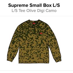 Supreme Digital Camo Shirt Size Small (minecraft)