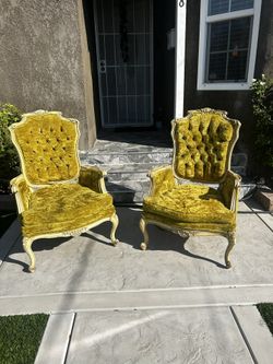 Vintage Velvet Chairs