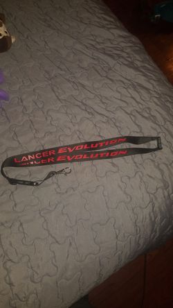 Lancer evolution lanyard