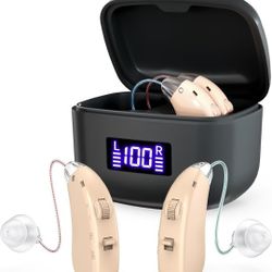 hearing aids for seniors,rechargeable hearing aids with noise cancelling,behind-the-ear Invisible Comfortable,small Digital hearing aid,clarity,hearin