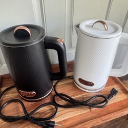 New OLEGA 1.8L Electric Kettle – White / Black