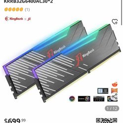 KINGBANK DRAM 2x32 (64gb) RBG