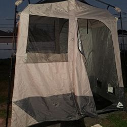 Camping Shower Tent And 2 Shower Pumps Rechargeable 
