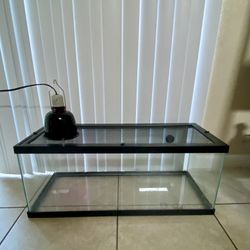 20 Gallon  Aquarium Tank With Lid