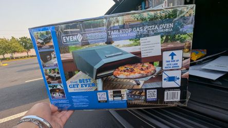 $340 PIZZA OVEN for 200!!Brand new!!( EVEN EMBERS Tabletop Gas Pizza Oven)