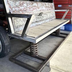 One Off Tail Gate Rocking Bench