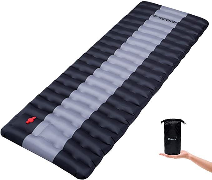 YSXHW Self Inflating Camping Pads Thick 4.7 Inch Lightweight Waterproof PVC Inflatable Mat For Tent Hiking Backpacking
