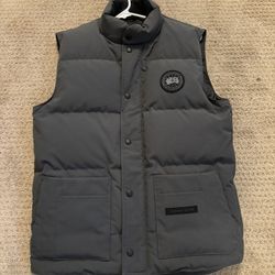 Canada Goose Down Vest Gray 