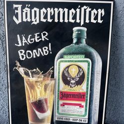 Garage Beer Bar Sign Jager