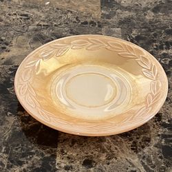 Anchor Hocking Peach Luster Ware Plate