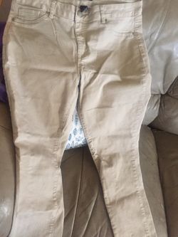 Beige pants Ladies size 16 (New)