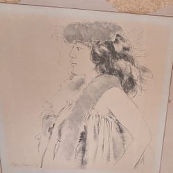 Pegge Hopper Pencil Drawing (Original Piece)