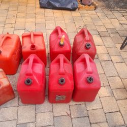 10  -5 Gallon Gas Cans