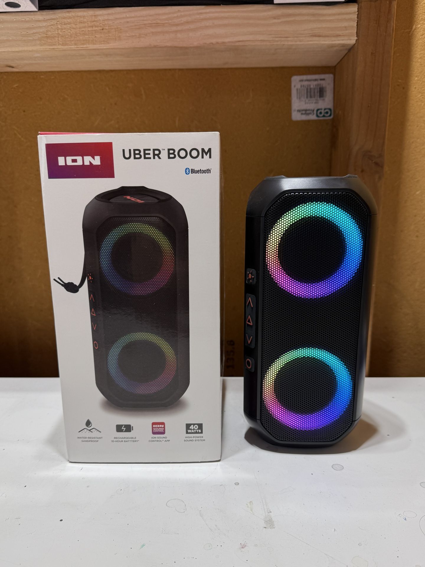 * * * ION Uber Boom Bluetooth Speaker * * * 