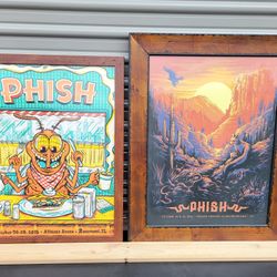 Limited Edition Numbered Framed Phish Concert Poster Grand Prairie 2016 Rosemont 2018