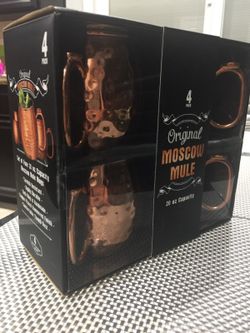 Moscow Mules original, hammered handmade mugs