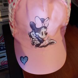 Baby Girl Minnie Mouse Baseball Cap