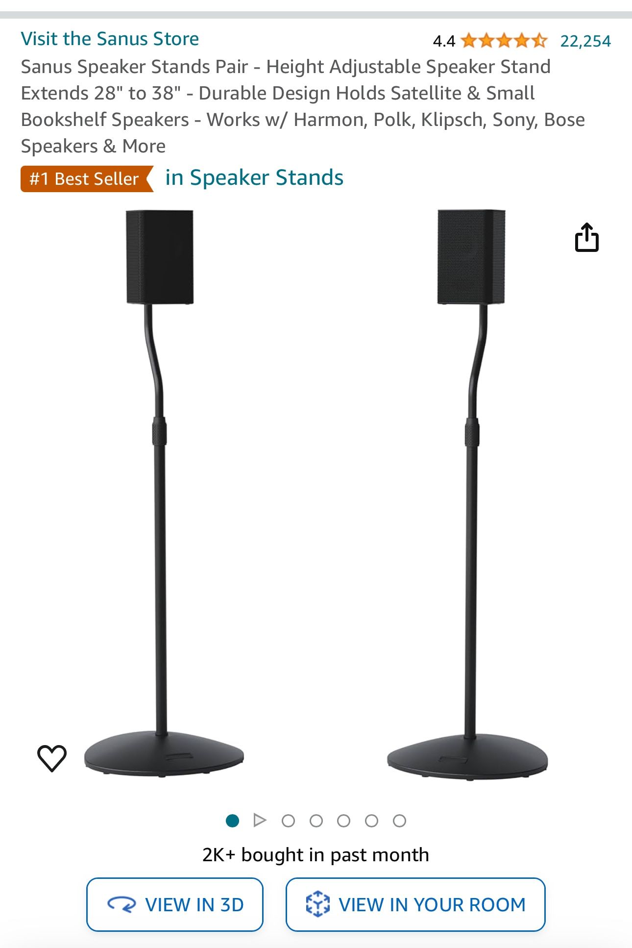 Sanus Speaker Stands