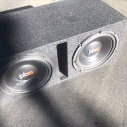 Power Bass Alpine 12” Subwoofer Speakers $250  