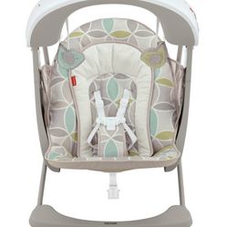 Fisher Price Deluxe Take-Along Swing & Seat, Mocha Swirl 