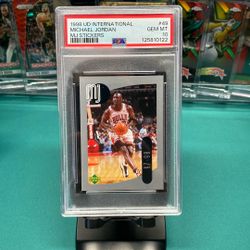 1998 UD International Michael Jordan PSA 10