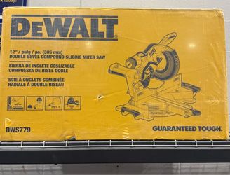 DeWalt 12” double bevel compound sliding miter saw